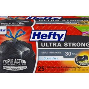 HEFTY U/STRG 30GALL TRASH 25CT