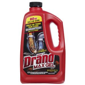 DRANO MAX GEL CLOG REMVR 80 OZ