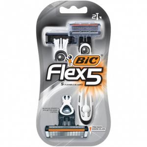 BIC SHAVR 2CT FLEX 5 MENS