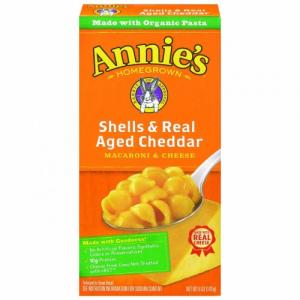 ANNIE'S MAC&CHSE 6OZ SHLS CHDR