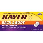 BAYER 100CT BACK & BODY CAPS