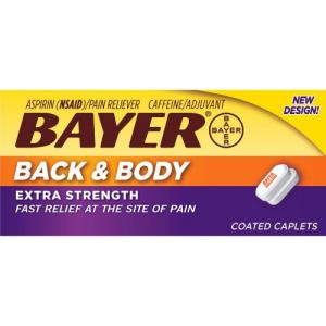 BAYER 100CT BACK & BODY CAPS