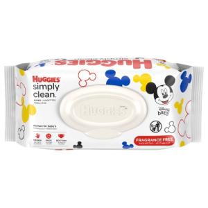 HUGGIES SMPLY CLN WIPES 64CT