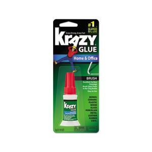 KRAZY GLUE BRSH-ON .18 HOME-OFF