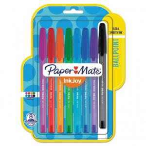 PAPERMATE INK JOY 8CT ASST CLR