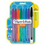 PAPERMATE INK JOY 8CT ASST CLR