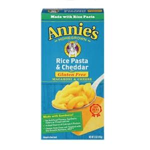 ANNIE'S RICE PASTA & CHDR GF 6Z