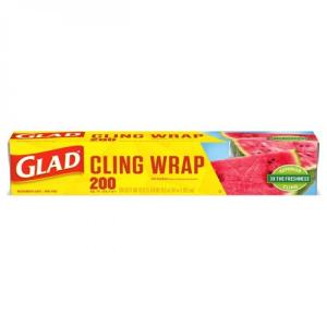 GLAD CLING WRAP 100 FT CS/16