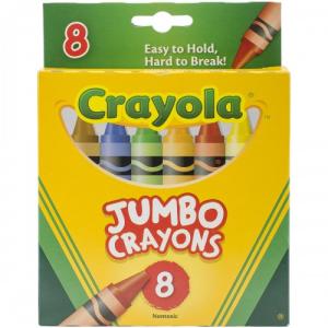 CRAYOLA JUMBO CRAYON 8CT