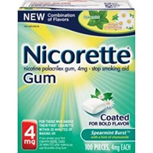 NICORETTE GUM 4MG 100CT SPEARMN