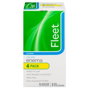 FLEET ENEMA 4.5OZ SALINE 4PK