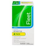FLEET ENEMA 4.5OZ SALINE 4PK