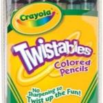 CRAYOLA TWIST PENCIL 12CT