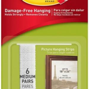 3M COMMAND PIC HANG STRIPS WHTE