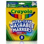 CRAYOLA WASHBL BRD CLASSIC-8CT
