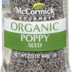 MCCORMICK ORGANIC POPPY 2.12 OZ