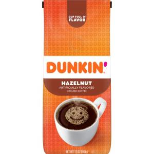 DUNKIN DONUT 12OZ BAG HAZELNUT