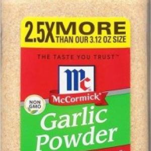 MCCORMICK GARLIC POWDER 8.75OZ