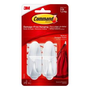 3M COMMAND HOOKS 2PK #17081