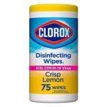 CLOROX WIPES LEMON FRESH 75CT