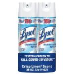 LYSOL SPRAY 19OZ(2) CRISP LINEN