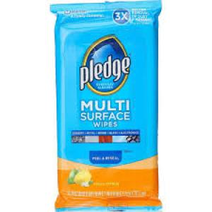 PLEDGE MULTI-SURF WIPES 25CT