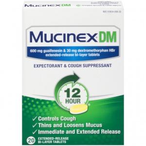 MUCINEX DM 40 CT
