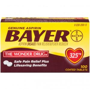 BAYER-100'S TABS 325GM
