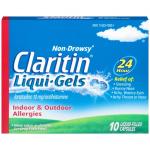CLARITIN ALLGY LIQU-GEL 10CT