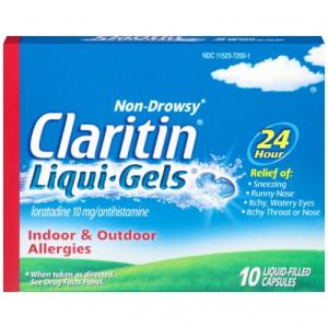 CLARITIN ALLGY LIQU-GEL 10CT