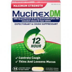 MUCINEX DM M/S 14 CT