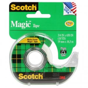 SCOTCH MAGIC TAPE #122 3/4X650