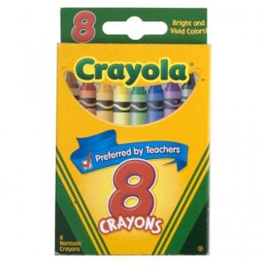 CRAYOLA CRAYONS 8 CT