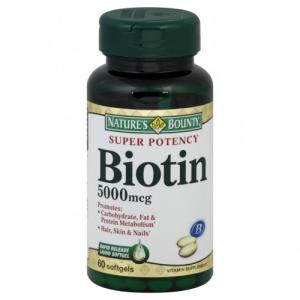 N/BNTY BIOTIN 5000MG 72'S