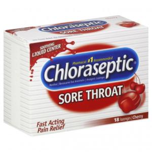 CHLORASEPTIC LOZ 18 CT CHERRY