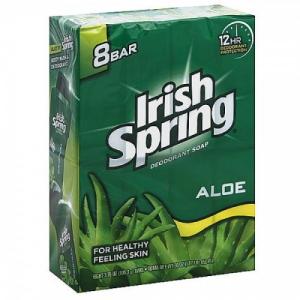 IRISH SPRING 3.7 OZ 8PK ALOE