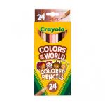 CRAYOLA COLOR PENCIL 24 CT