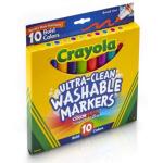 CRAYOLA U/CL WASHABLE 10CT BOLD