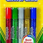 CRAYOLA WASH GLITTR GLUE 5COLOR