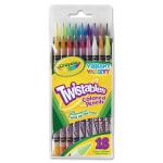 CRAYOLA TWIST COLORED PENCLS 18