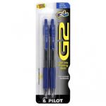 PILOT G2 GEL FINE BLUE 2PK