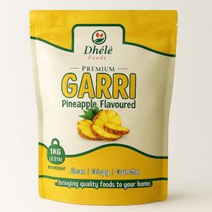 Dheele Foods Premium Garri – Pineapple Flavoured (Crunchy & Naturally Sweet)